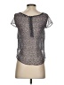 American Eagle Outfitters Gray Short Sleeve Blouse Size XS - photo 2