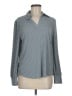 Adrianna Papell Gray Long Sleeve Blouse Size M - photo 1