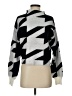 Central Park West Houndstooth Silver Pullover Sweater Size XS - photo 1