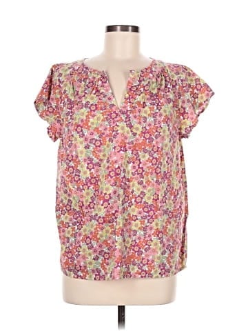 St. John's Bay Short Sleeve Blouse (view 1)
