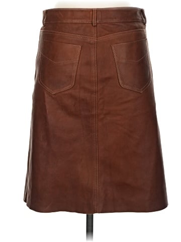 Theory Faux Leather Skirt (view 2)