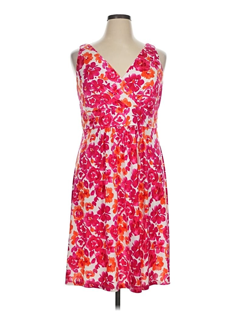 Pre-owned Chaps Cocktail Dress In Pink