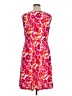 Chaps Print Pink Cocktail Dress Size XL - photo 2