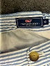 Vineyard Vines 100% Cotton Stripes Blue Board Shorts Size 10 - photo 3