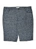 Coldwater Creek Chevron-herringbone Blue Shorts Size 18 - photo 1