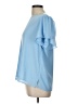 Vince Camuto 100% Polyester Blue Short Sleeve Blouse Size L - photo 5