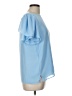 Vince Camuto 100% Polyester Blue Short Sleeve Blouse Size L - photo 4