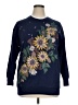 Basic Editions Floral Blue Pullover Sweater Size 0X - photo 1
