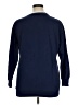 Basic Editions Floral Blue Pullover Sweater Size 0X - photo 2