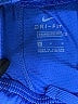 Nike 100% Polyester Color Block Blue Athletic Shorts Size M (kids) - photo 3