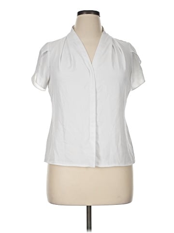 Calvin Klein Short Sleeve Blouse (view 1)