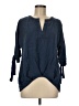 Dina Be Blue 3/4 Sleeve Blouse Size M - photo 1