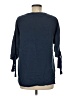 Dina Be Blue 3/4 Sleeve Blouse Size M - photo 2