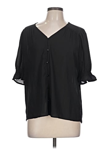 Ann Taylor LOFT Short Sleeve Blouse (view 1)