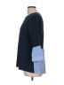 AGB Blue 3/4 Sleeve Top Size M - photo 5