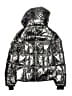 S13/NYC 100% Polyester Metallic Silver Snow Jacket Size 14 - photo 2