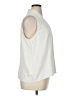 Ann Taylor 100% Polyester Ivory Sleeveless Blouse Size XL - photo 4