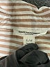 BeachLunchLounge Stripes Tan Short Sleeve Blouse Size L - photo 7
