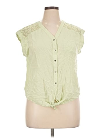 EMALINE Sleeveless Button-Down Shirt (view 1)