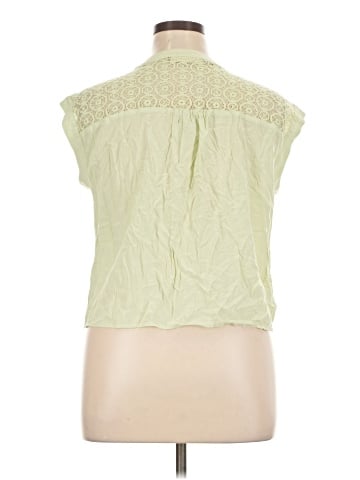 EMALINE Sleeveless Button-Down Shirt (view 2)