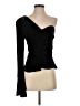 Parker Blue Black Long Sleeve Top Size S - photo 1