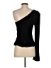 Parker Blue Black Long Sleeve Top Size S - photo 2