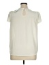 papermoon designed exclusively for Stitch Fix 100% Polyester Ivory Short Sleeve Blouse Size XL - photo 2