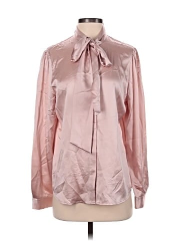 LILYSILK Long Sleeve Silk Top (view 1)