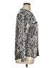 INC International Concepts Animal Print Silver Long Sleeve Blouse Size XL - photo 4