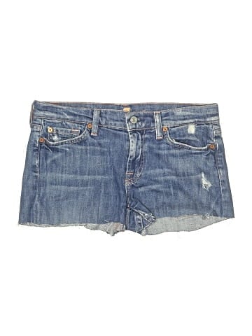 7 For All Mankind Denim Shorts (view 1)