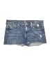 7 For All Mankind Blue Denim Shorts Size 27 waist - photo 1