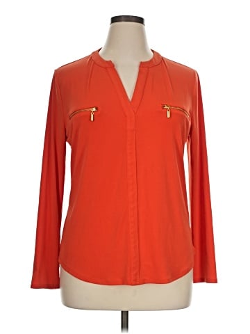 INC International Concepts Long Sleeve Blouse (view 1)