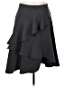 Vince Camuto Solid Gray Casual Skirt Size 8 - photo 1