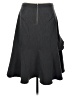 Vince Camuto Solid Gray Casual Skirt Size 8 - photo 2