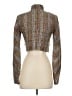 Theory 100% Silk Tweed Brown Jacket Size 0 - photo 2