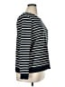 Lands' End Stripes Black Pullover Sweater Size 14 - 16 - photo 4