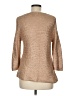 Chico's Metallic Tan Pullover Sweater Size Med (1) - photo 2