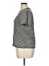 J.Crew 100% Cotton Stripes Gray Short Sleeve Turtleneck Size XL - photo 5