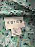 Reiss 100% Polyester Paisley Green Long Sleeve Blouse Size 6 - photo 4