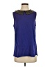 Milly Purple Sleeveless Silk Top Size 4 - photo 1