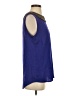 Milly Purple Sleeveless Silk Top Size 4 - photo 4