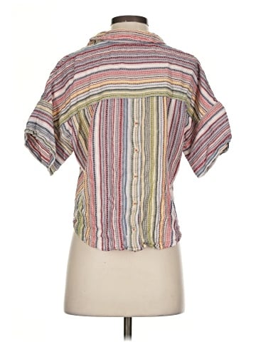 Pilcro by Anthropologie Short Sleeve Blouse (view 2)