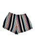 Lush 100% Polyester Stripes Blue Shorts Size L - photo 2