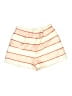 L'Atiste by Amy 100% Polyester Stripes Ivory Shorts Size L - photo 1