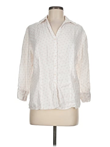 E.col.o.gie 3/4 Sleeve Button-Down Shirt (view 1)