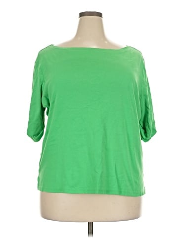 Lauren by Ralph Lauren 3/4 Sleeve T-Shirt (view 1)