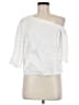 Tibi 100% Cotton White 3/4 Sleeve Top Size 6 - photo 1