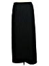 Merona Stripes Black Formal Skirt Size 16 - photo 2