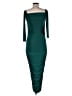 Missguided Teal Cocktail Dress Size 8 - photo 2