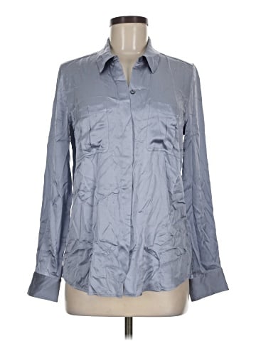 UNTUCKit Long Sleeve Silk Top (view 1)